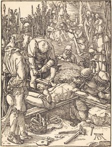 Christ Nailed to the Cross, probably c. 1509/1510. Creator: Albrecht Durer.