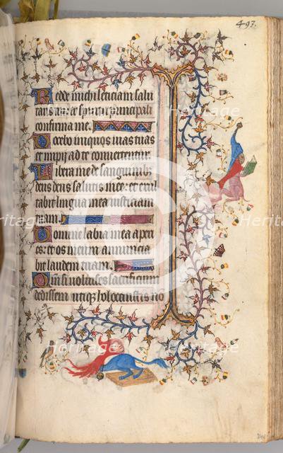 Hours of Charles the Noble, King of Navarre (1361-1425): fol. 241r, Text, c. 1405. Creator: Master of the Brussels Initials and Associates (French).