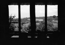 View out of a window, c1935. Creator: Kirk & Sons of Cowes.