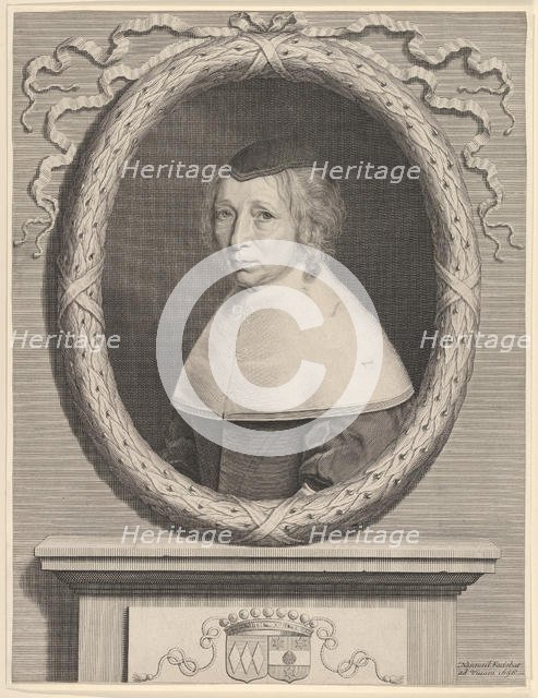 Madame Bouthillier (Marie de Bragelogne), 1656. Creator: Robert Nanteuil.