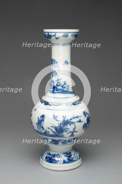 Vase, Meissen, 1723/25. Creator: Meissen Porcelain.