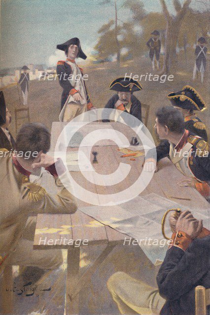 'Bonaparte Explaining His Plan for the Taking of Toulon, 1793', (1896). Artist: Unknown.