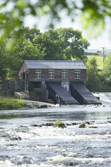 Linton Falls Hydroelectric Power Station, Yorkshire Dales National Park, 2012. Artist: Alun Bull.