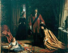 Incident in the life of Lady Mary Wortley, 1872. Creator: William Powell Frith.