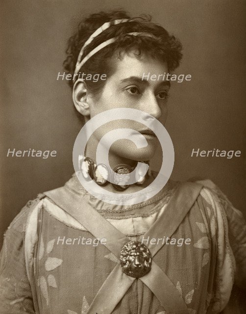 Myra Holme, British actress, 1884. Artist: Charles A Long