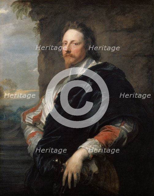 Portrait of Nicholas Lanier (1588-1666), 1628. Artist: Dyck, Sir Anthonis, van (1599-1641)