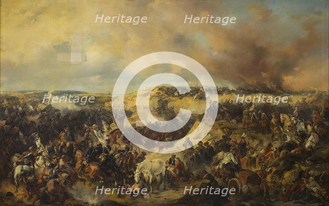 The Battle of Kunersdorf on August 12, 1759, 1848. Artist: Kotzebue, Alexander von (1815-1889)