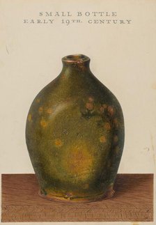 Bottle, c. 1939. Creator: Alfred Parys.