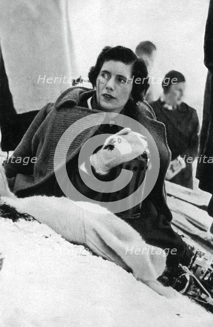 Diana Gordon Lennox, Canadian skier, Winter Olympic Games, Garmisch-Partenkirchen, Germany, 1936. Artist: Unknown