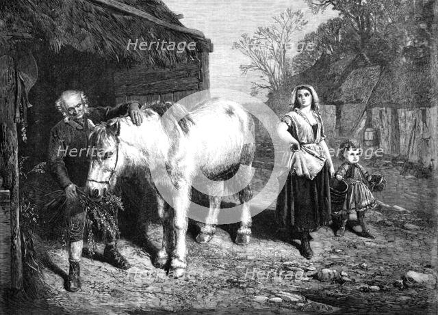 "Auld Mare Maggie," by J. Faed, 1870. Creator: Robert Loudan.