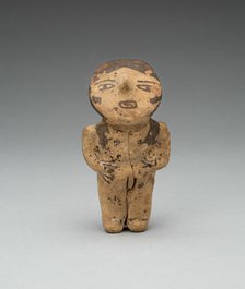 Female Figurine with Face and Body Markings, 180 B.C./A.D. 500. Creator: Unknown.