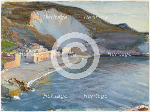 Shore Landscape from the Naples Region, 1905. Creator: Magnus Enckell.