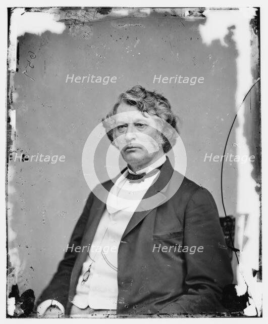 Charles Sumner of Massachusetts, between 1860 and 1875. Creator: Unknown.