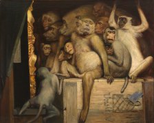 Monkeys as Judges of Art, c. 1889.