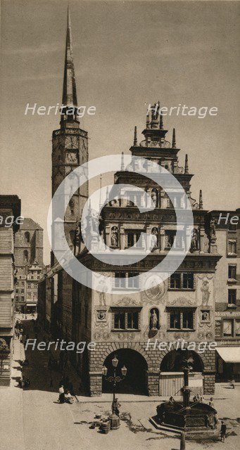 'Nysa, Silesia, Poland (Schlesien) - Treasury and Town Hall tower', 1931. Artist: Kurt Hielscher.