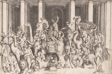 The Indian Triumph of Bacchus, ca. 1542. Creator: Attributed to Enea Vico.