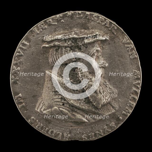 Caspar von Mulheim, 1506-1570/1571, Counselor of Cologne [obverse], 1543. Creator: Friedrich Hagenauer.