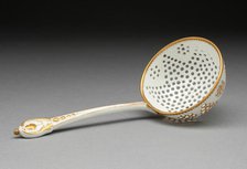 Sugar Sifter Spoon, Sèvres, 1750/65. Creator: Sèvres Porcelain Manufactory.