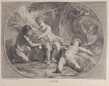 Summer (L'Été), 1740-60. Creator: Antoine R. Tronchon.