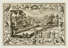 Christ and the Disciples in the Field, from Landscapes with Old and New Testament Scenes and..., 158 Creator: Adriaen Collaert.