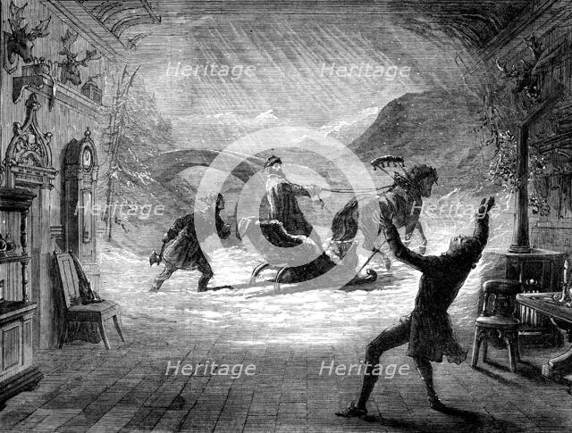 Scene from "The Bells", at the Lyceum Theatre, 1871. Creator: Unknown.