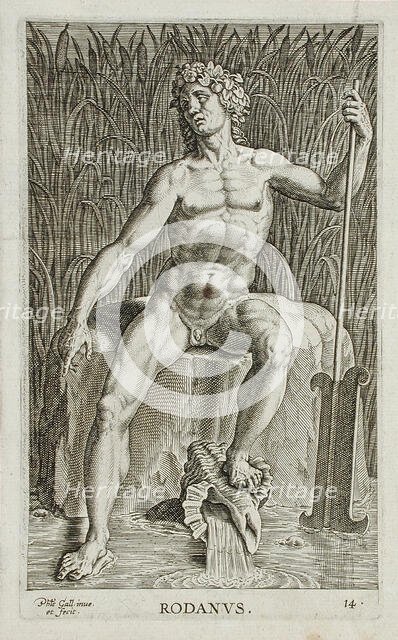 Rodanus, 1586. Creator: Philip Galle.