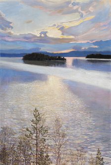 Lake View, 1901. Creator: Akseli Gallen-Kallela.