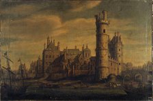 The Tower and the Porte de Nesle, the Hôtel de Nevers, current 6th arrondissement, c1601-1700. Creator: Unknown.