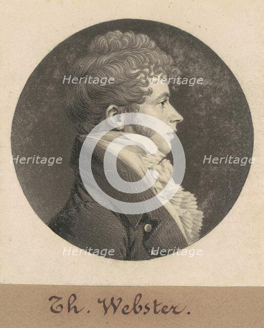 Thomas Webster, 1809. Creator: Charles Balthazar Julien Févret de Saint-Mémin.