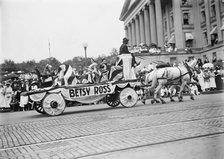 Fourth of July Parades - Float: 'Betsy Ross', 1916. Creator: Harris & Ewing.
