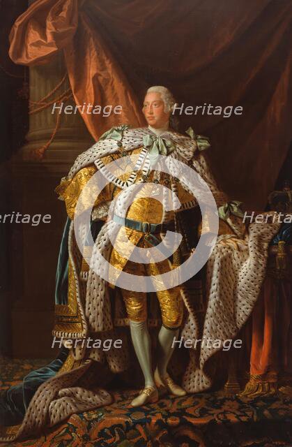 King George III, probably 1762-1766. Creator: Allan Ramsay.