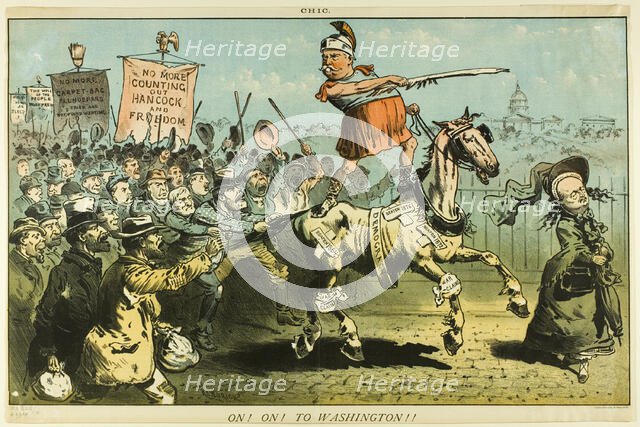 On! On! to Washington, from Chic, n.d. Creator: Charles Kendrick.