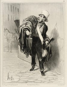 Le Marchand d'habits, 1842. Creator: Honore Daumier.