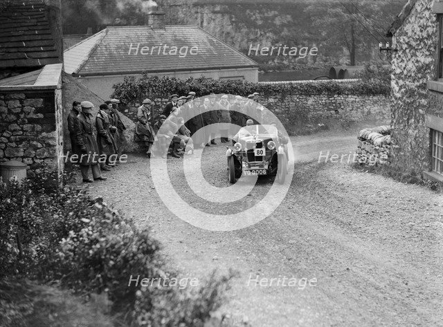 MG M type of W Keppel competing in the MCC Sporting Trial, 1930. Artist: Bill Brunell.