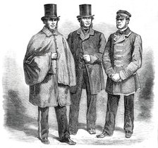 New uniform for the letter-carriers, mail-guards, and drivers, in the employ of the..., 1860. Creator: Unknown.