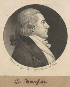 Charles Taylor, 1799. Creator: Charles Balthazar Julien Févret de Saint-Mémin.