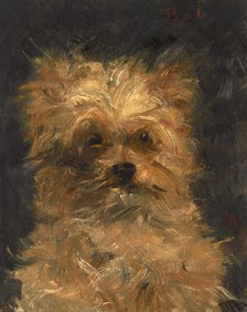Head of the dog "Bob", c1876. Creator: Manet, Édouard (1832-1883).
