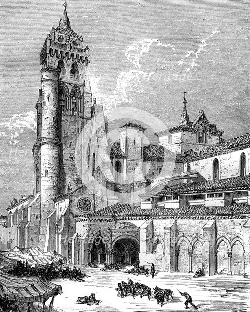 Monasterio de las Huelgas, Burgos, Spain, 19th century. Artist: Gustave Doré