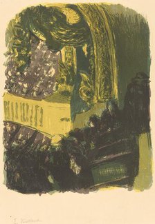 A Gallery in the Gymnasium (Une galerie au gymnase), published 1900. Creator: Edouard Vuillard.