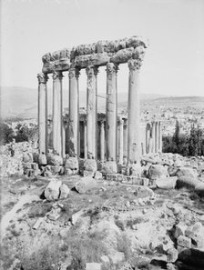 Temples of Sun & Jupiter, Baalbek, between c1915 and c1920. Creator: Bain News Service.