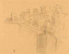 Dupas Deposition (Déposition Dupas), 1896. Creator: Henri de Toulouse-Lautrec.