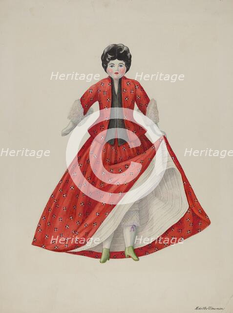 Doll - "Mitio", c. 1940. Creator: Edith Towner.