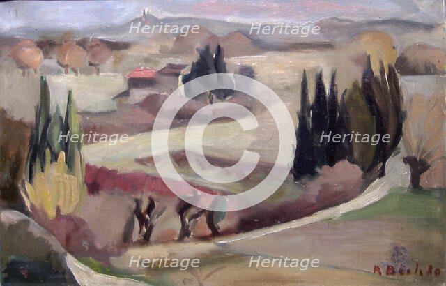 Provence in February, 1930. Creator: Rigmor Bech.