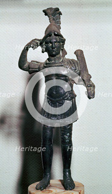 Roman bronze deity, 2nd century. Artist: Unknown