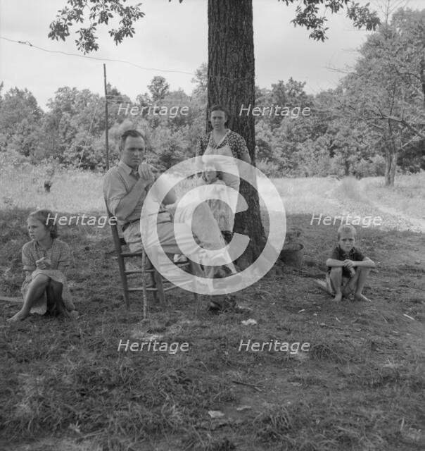 Father crippled with rheumatism, Orange County, North Carolina, 1939. Creator: Dorothea Lange.