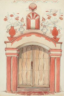 Main Doorway and Arch, 1935/1942. Creator: Robert W.R. Taylor.