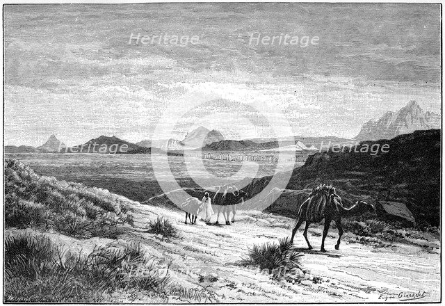 View from the Tellat Pass, Tunisia, c1890. Artist: Unknown