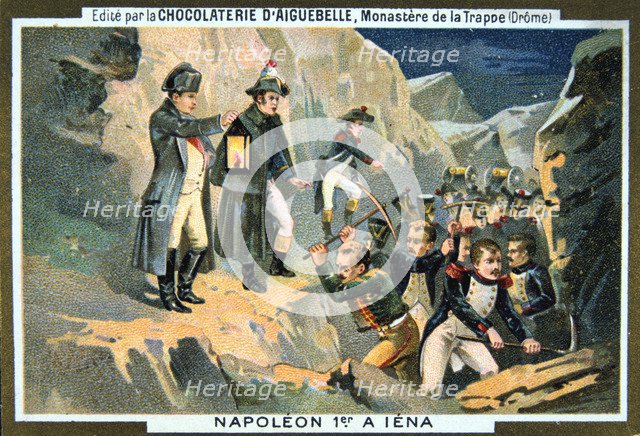 Napoleon at the Battle of Jena, 14 October 1806, (19th century). Artist: Unknown