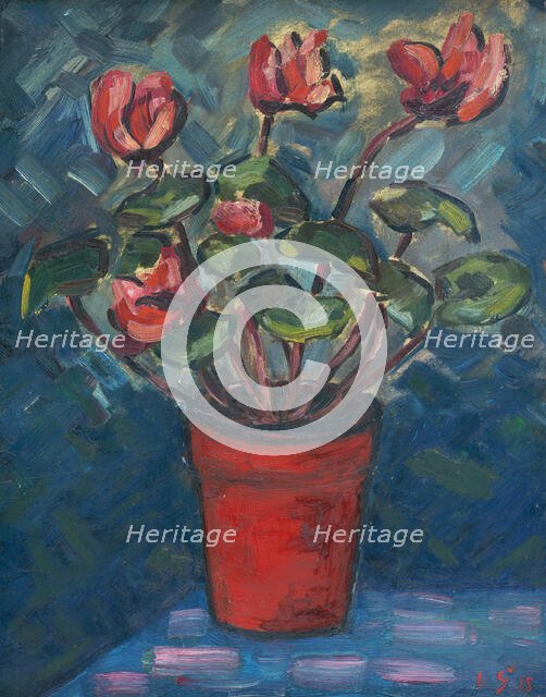 Still Life with Flowers, 1918. Creator: Vaclav Spala.