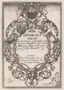 Diverses Pieces de Serruriers, ca. 1663. Creator: Jean Berain.